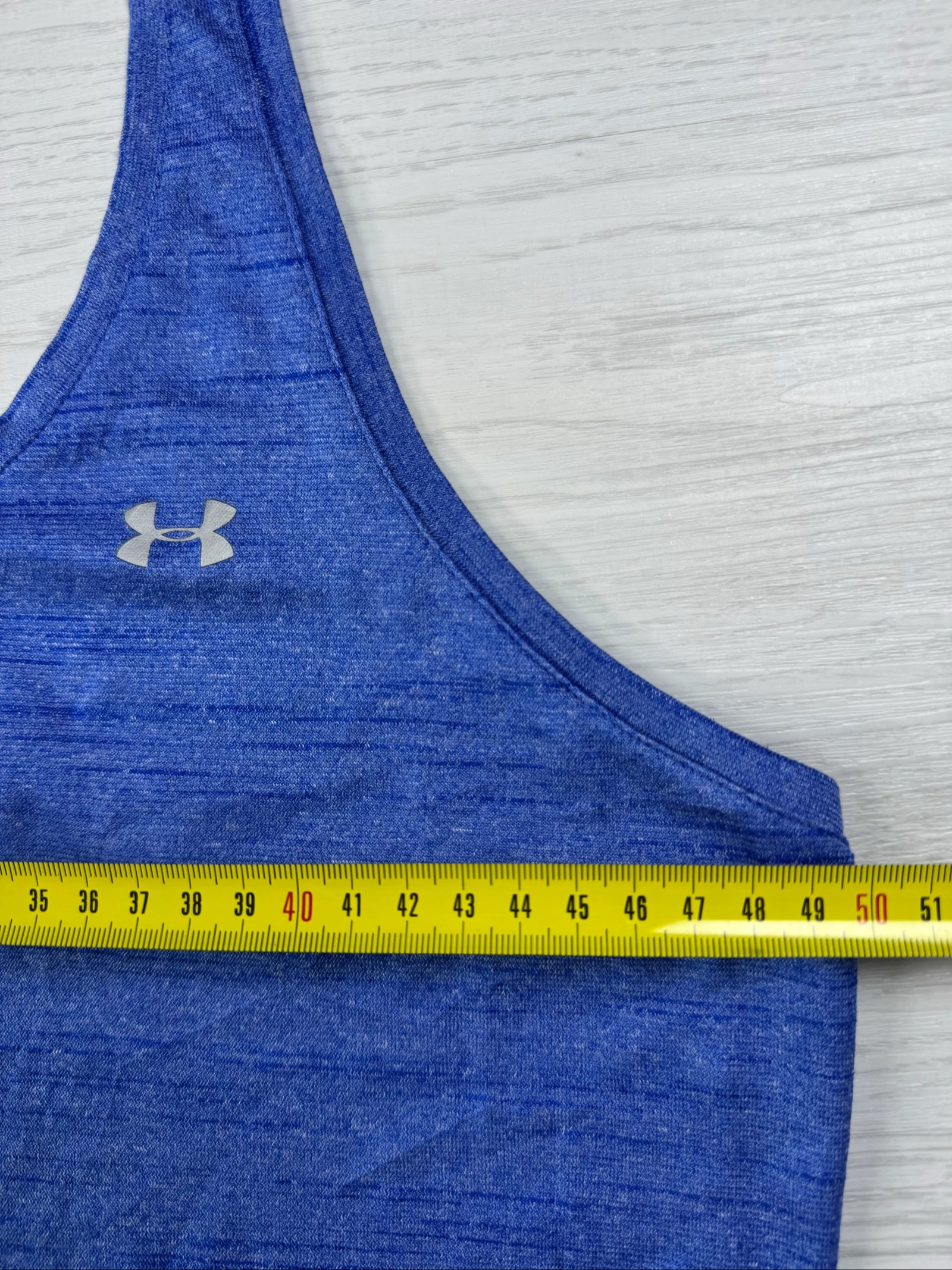 Under Armour UA Tech HeatGear Racerback Tank Bleu XL 1284894 – photo 6